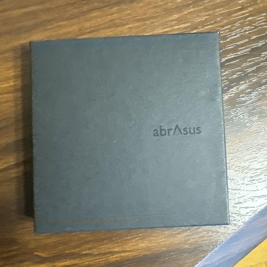アブラサス　薄い財布　メンズ　ダークグレー