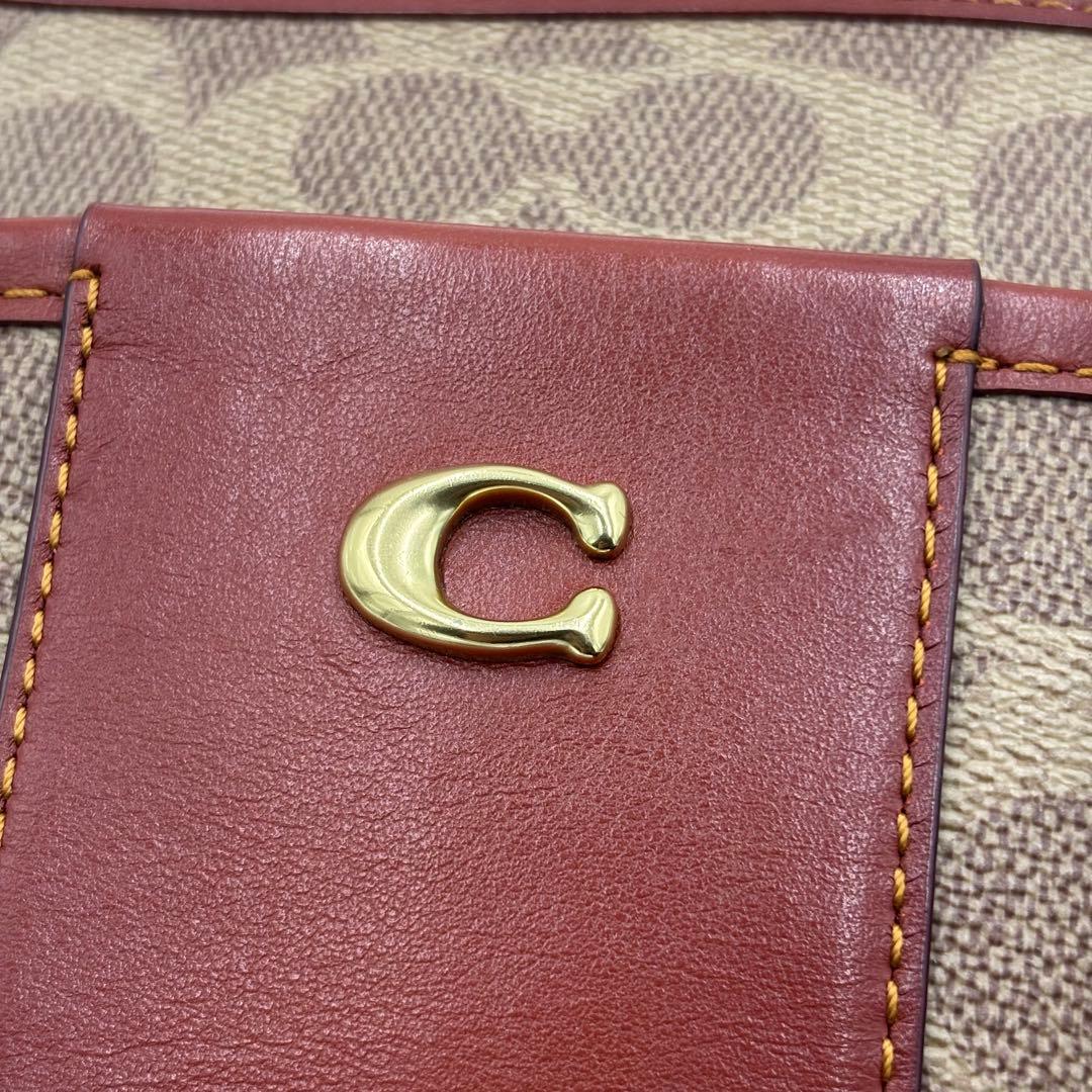 【美品】COACH コーチ シグネチャー レザー ショルダーバッグCC533 【美品】COACH コーチ シグネチャー レザー ショルダーバッグCC533