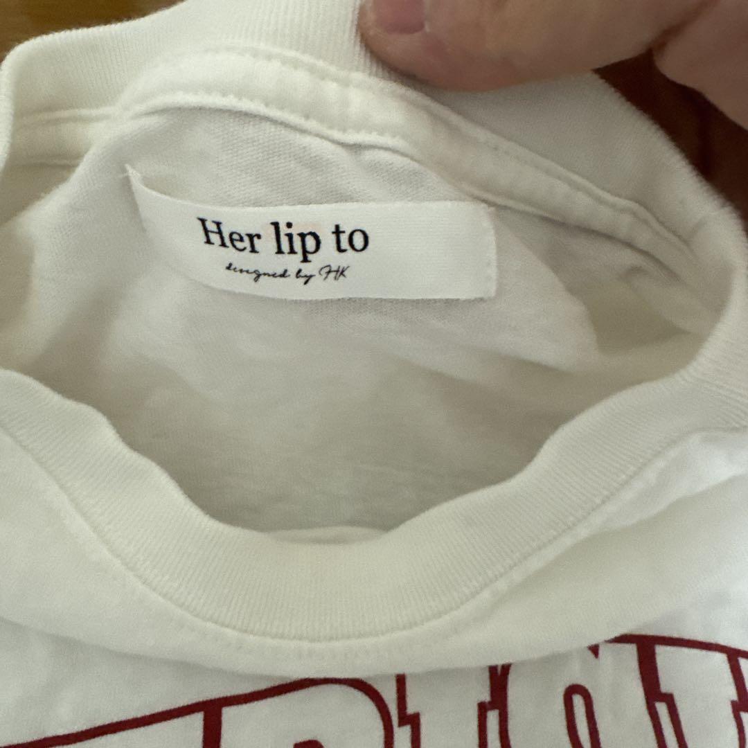 トップス Her lip to / Cherish Tee Her lip to（ハーリップトゥー）の「Cherish Tee（Tシャツ