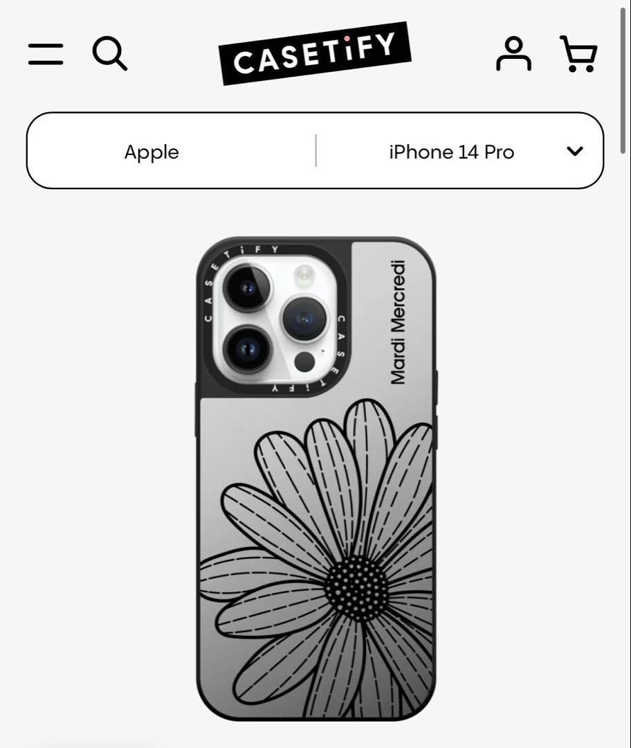 iPhoneアクセサリー CASSETIFY Mardi Mercredi Flower Case