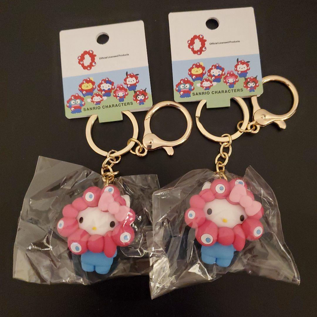 ミャクミャクなりきりマイメロディキーホルダー&ピンバッジセット② EXPO2025 サンリオキャラクターズ ミャクミャクなりきりアクリル