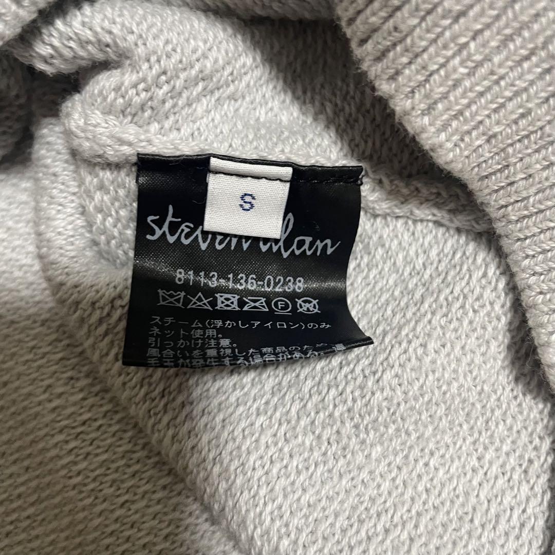 steven alan スティーヴンアラン コットンニットポロシャツ 長袖 S