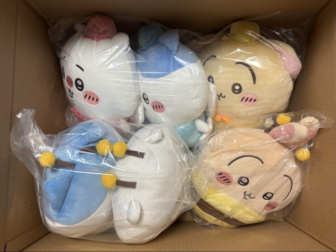 超人気高品質 新品未開封 未使用 タグ付き ちいかわ ハチさん 妖精 ぬいぐるみ 6点 ぬいぐるみ