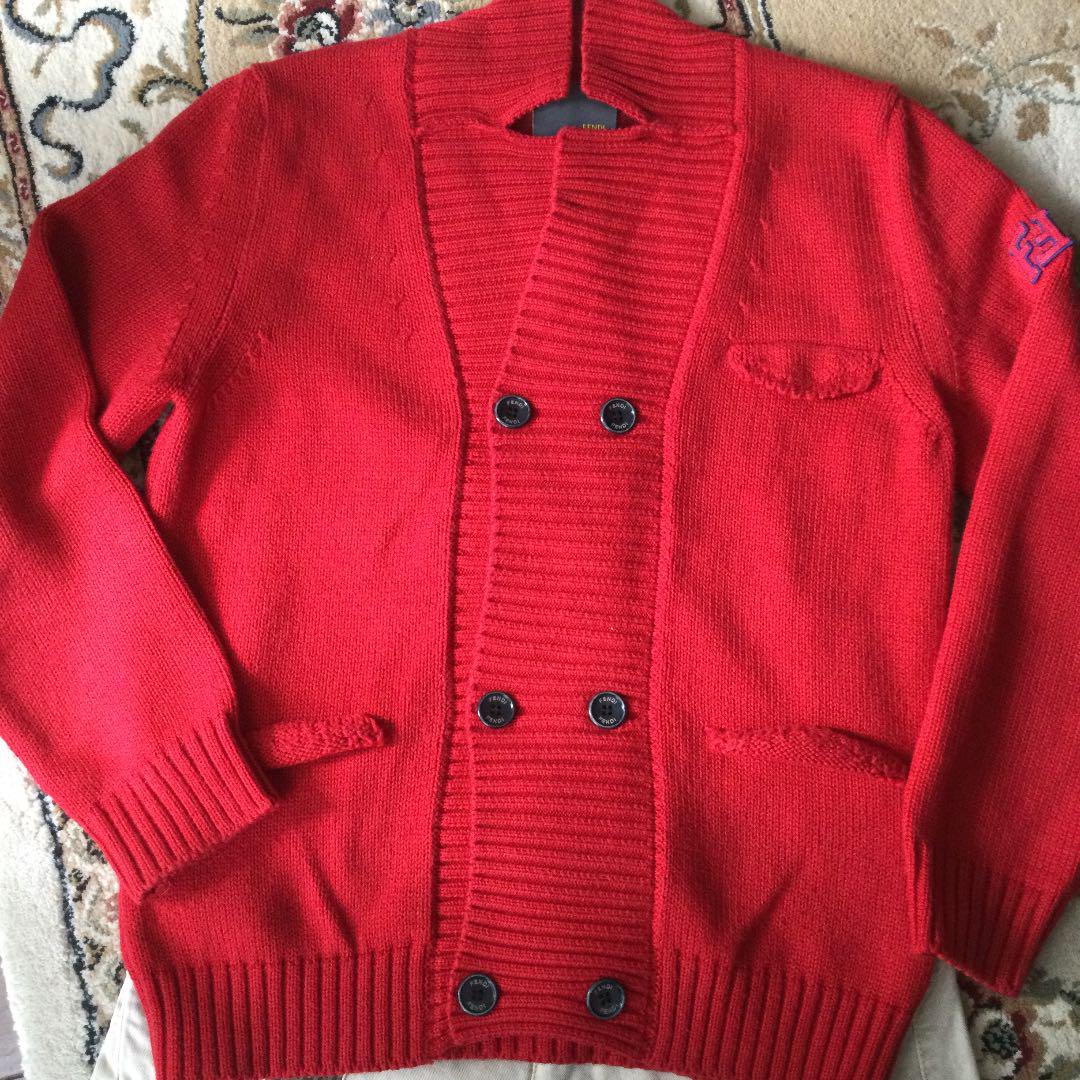 X-girl エックスガール FACE JACQUARD KNIT CARDIGAN ニット