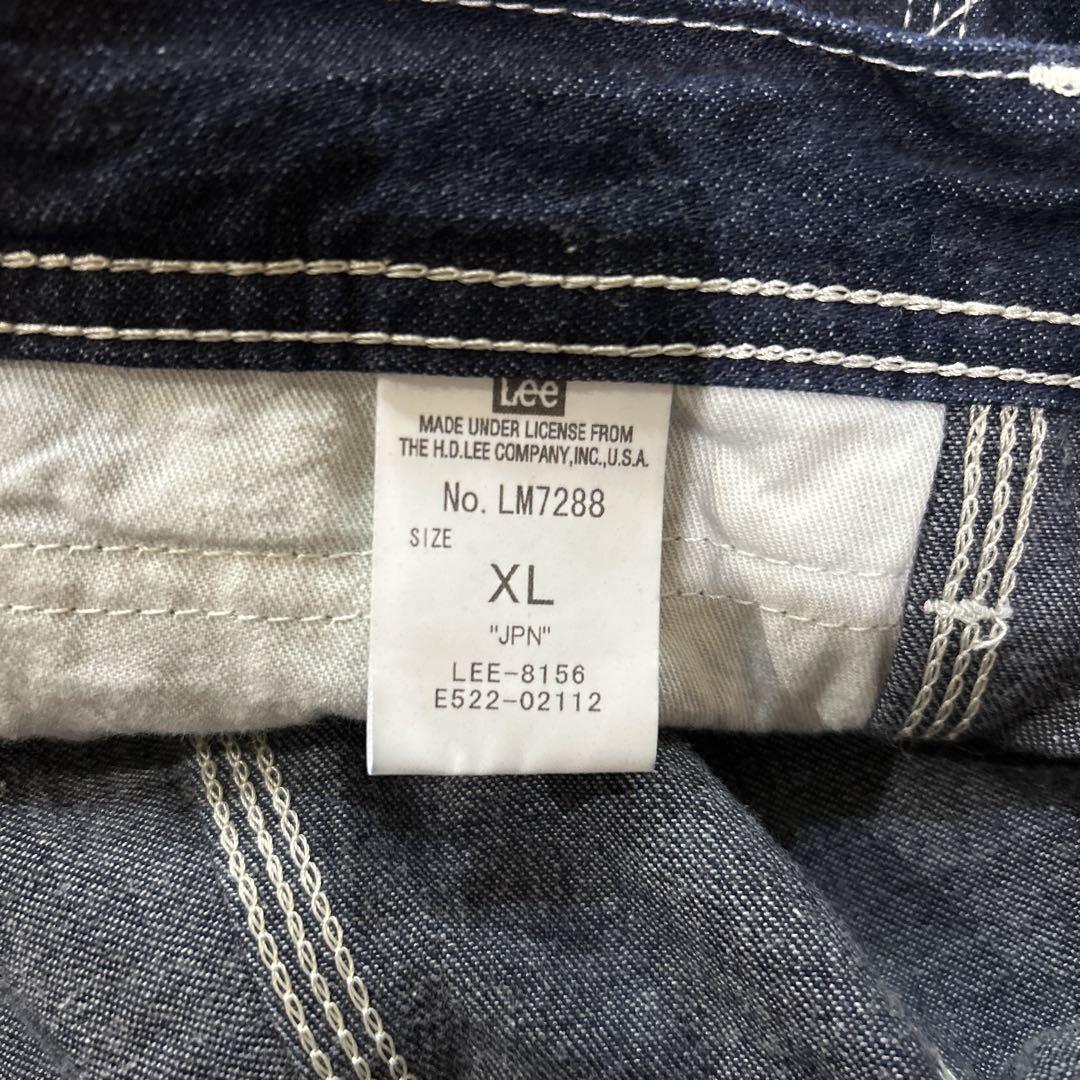 Lee ダークブルー ワイドパンツ