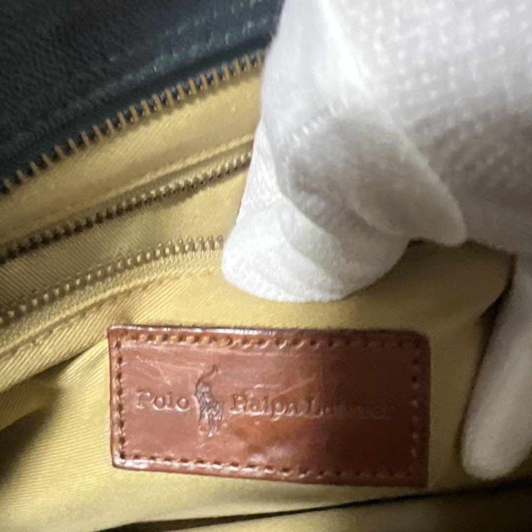 【ややダメージ有】POLO RALPHLAULENメッセンジャーバッグ