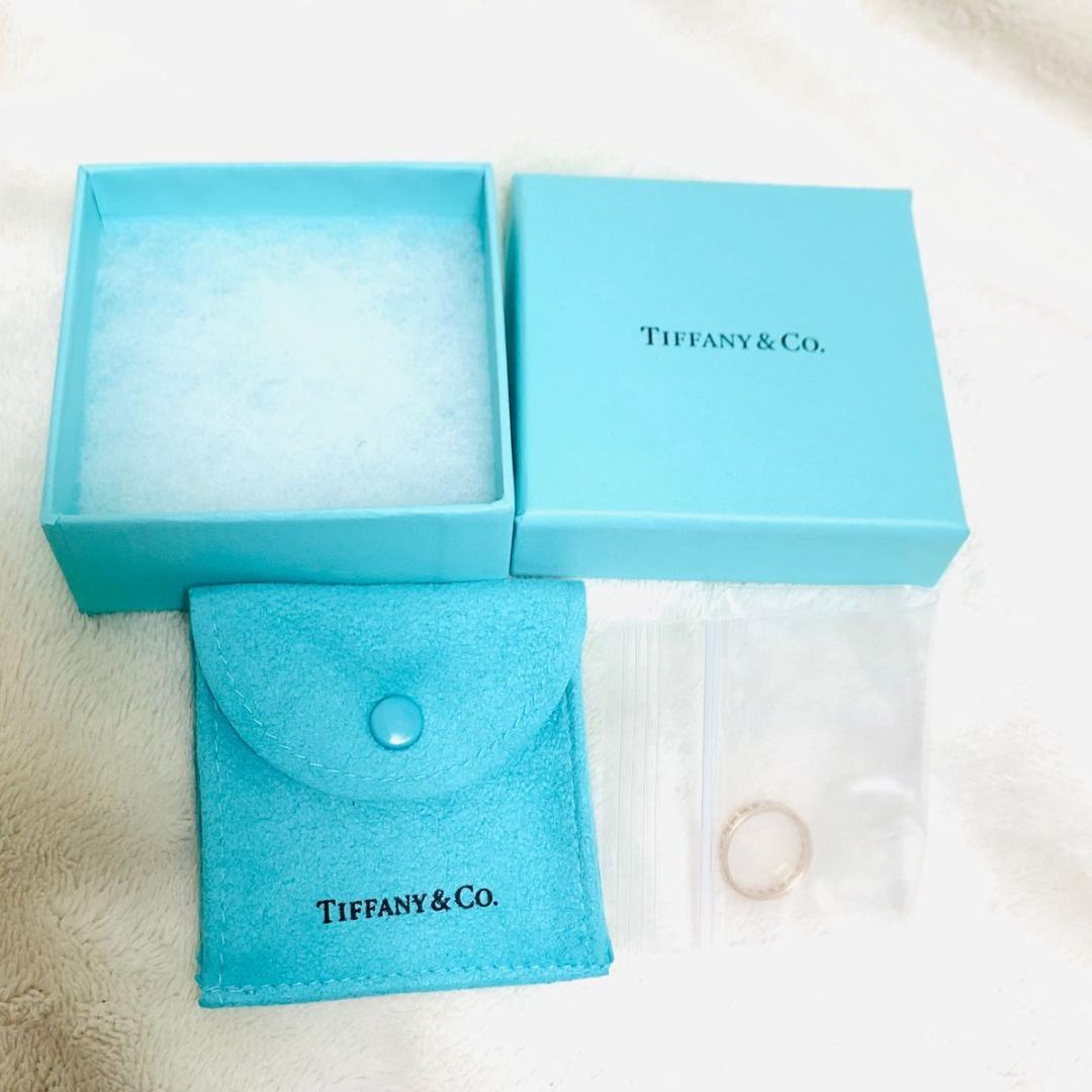 美品 k18 ティファニー トゥルー ナロー t リング 指輪 18k 18金