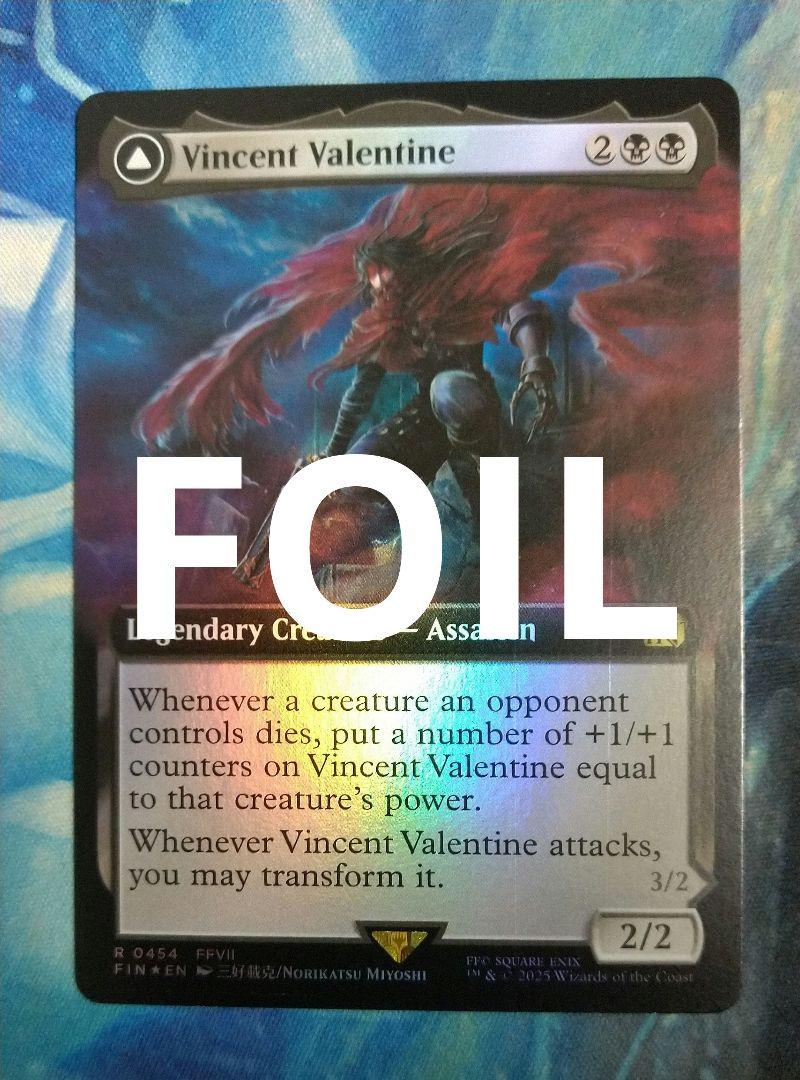 福袋 公式 MTG ヴィンセント・ヴァレンタイン メルカリ - 英語版FOIL 拡張 FIN マジック：ザ・ギャザリング