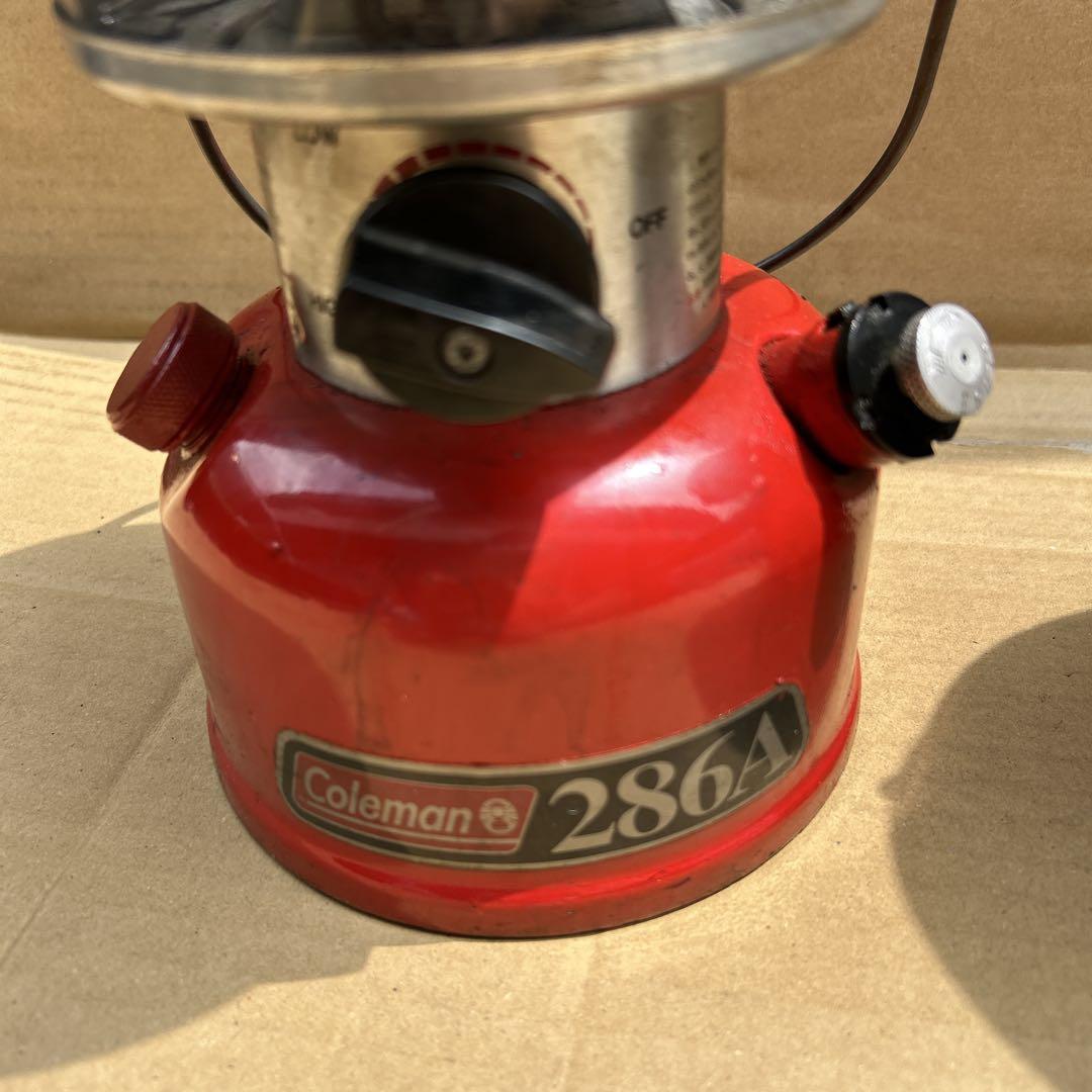 Coleman 286A ランタン 赤 緑 2個セットコールマン