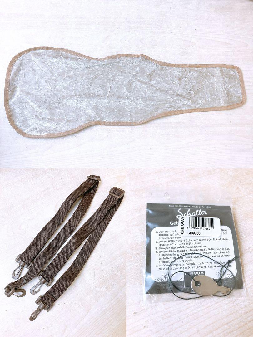 バイオリンケース ESPRI シェルRケース レッド 内装キャメル 2535美品