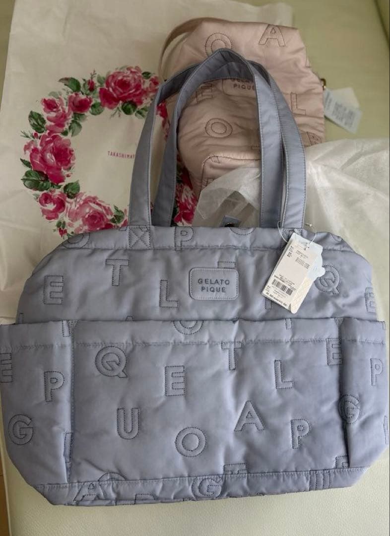 だんこ3兄弟様リクエスト品ですジェラートピケトートバッグ 2セット だんこ3兄弟様リクエスト品ですジェラートピケトートバッグ 2セット