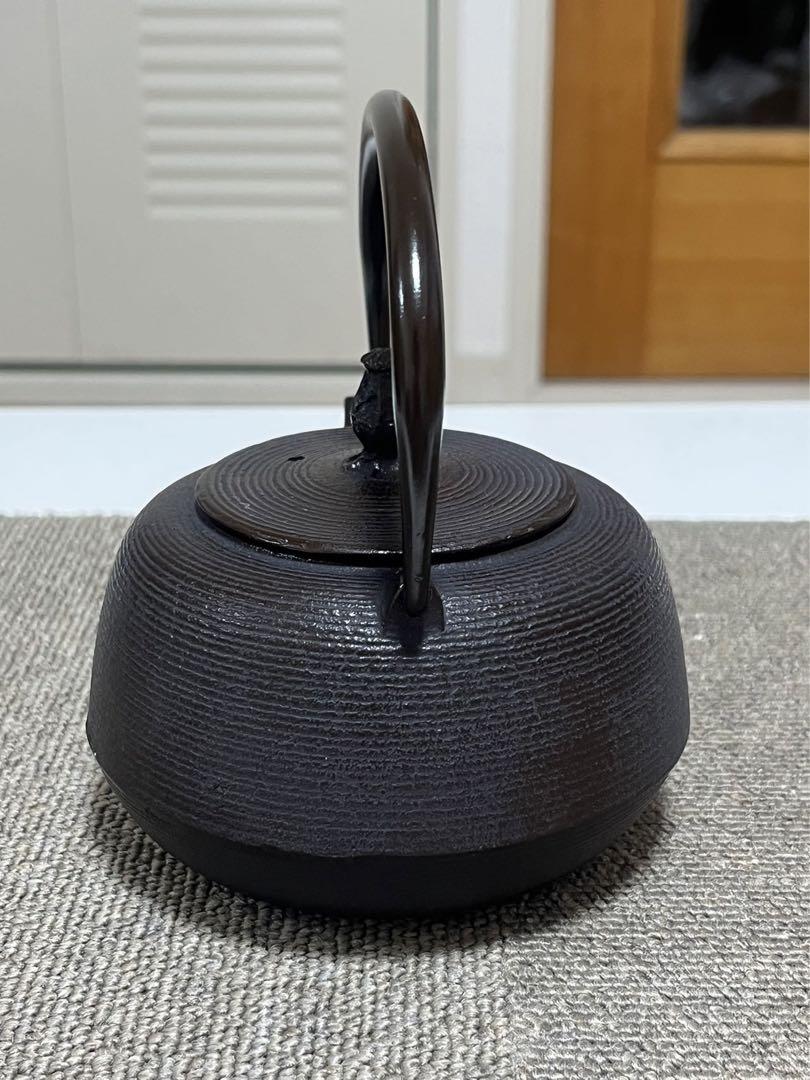 天正堂 南部鉄器 鉄瓶 糸目 520ml刻印 岩手 水沢 工芸品 金属