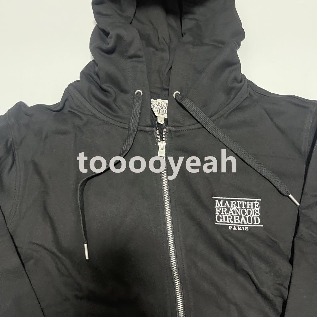 MARITHE FRANCOIS GIRBAUD ブラックパーカー MARITHE FRANCOIS GIRBAUD ブラックパーカー
