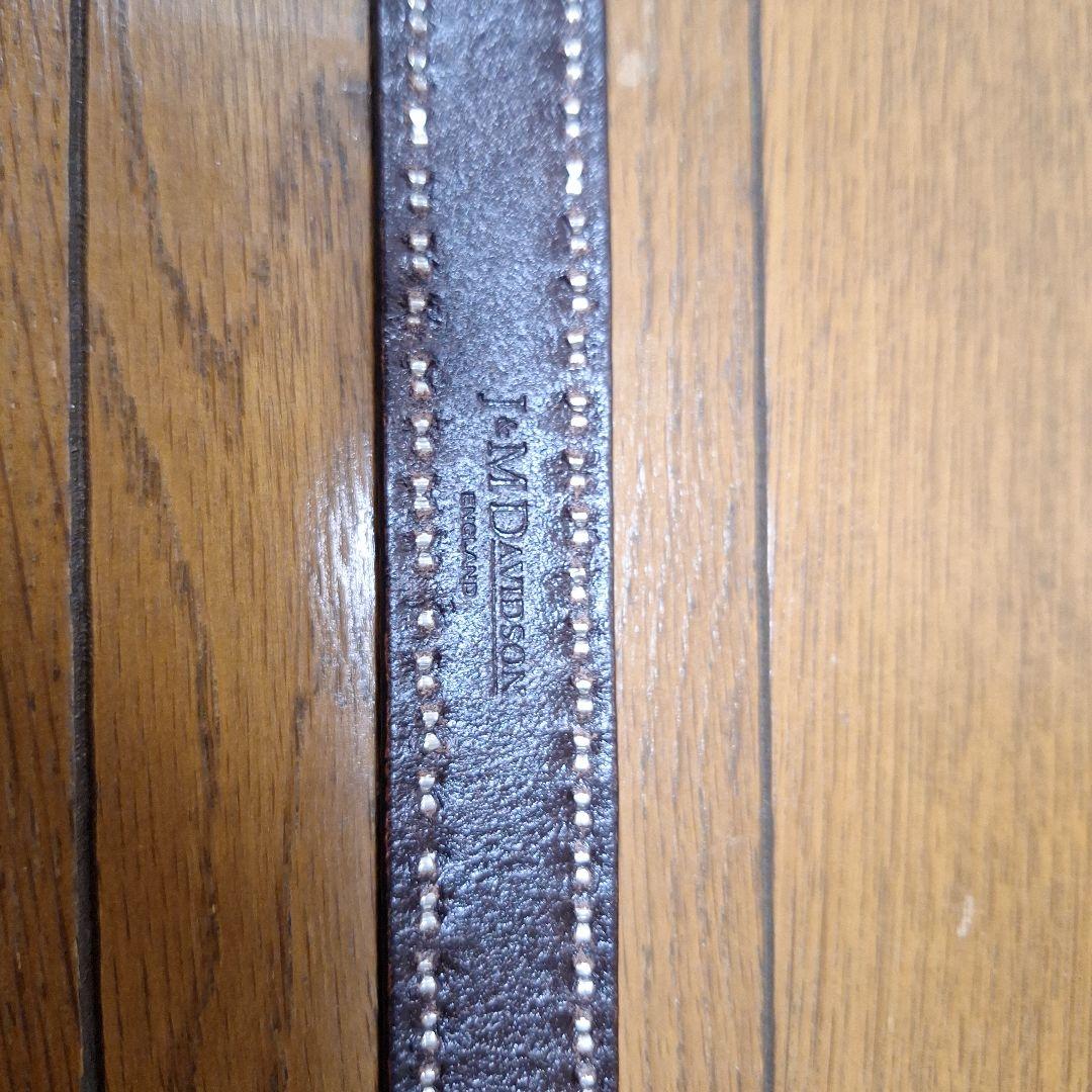 【J&M DAVIDSON】 25ｍｍ サイドスタッズ レザーベルト