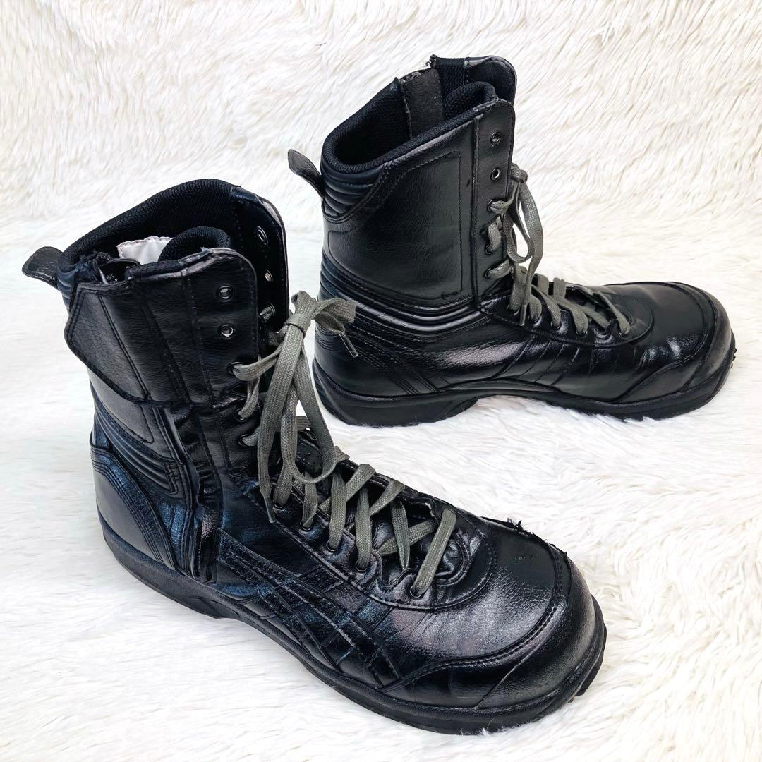 【asics】アシックス25.5cm ロングタイプ 安全靴FIS500 ブラック 【asics】アシックス25.5cm ロングタイプ 安全靴FIS500 ブラック