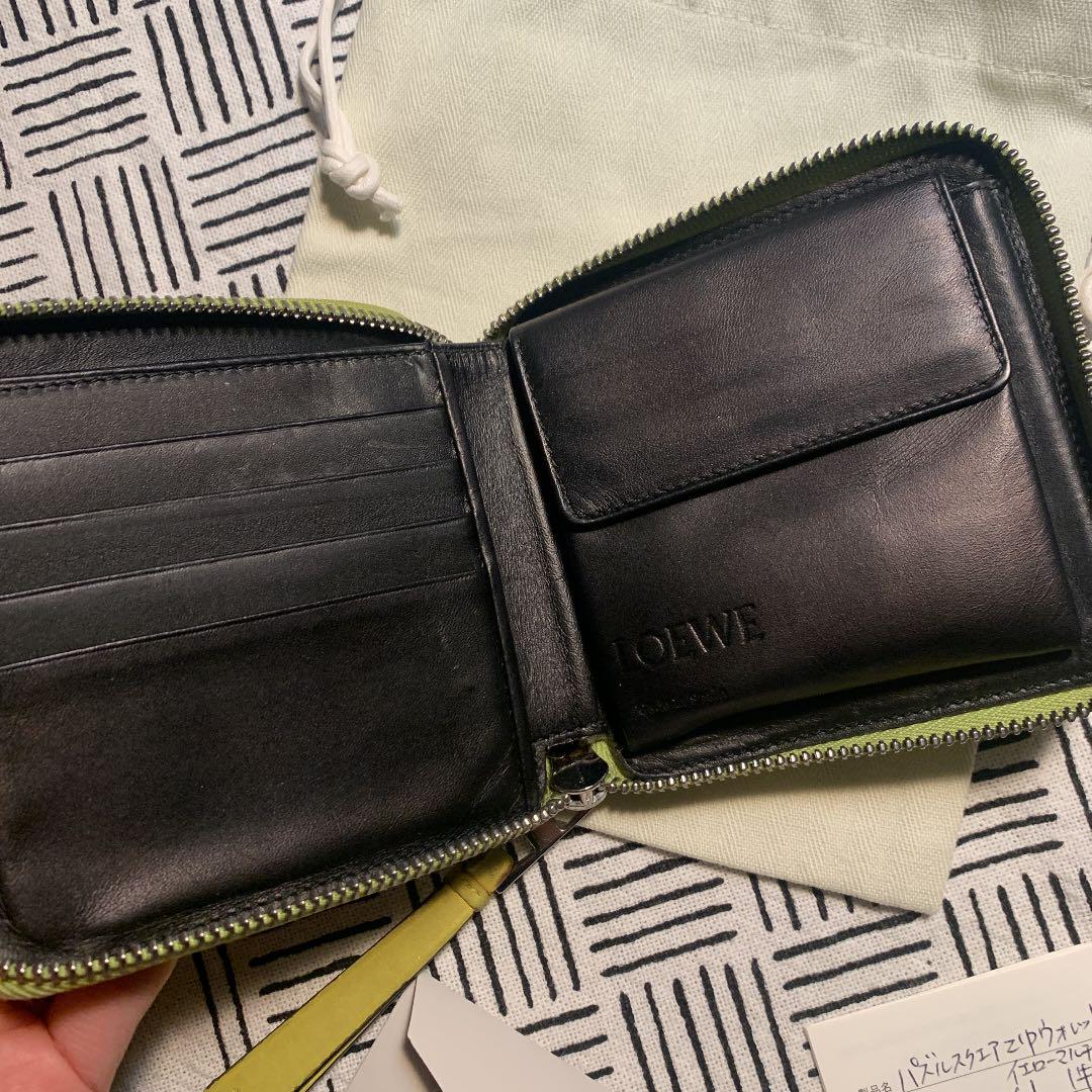 あります 専用⭐︎Loewe パズルスクエアzipウォレット イエロー hkqH5-m81218380565 けください