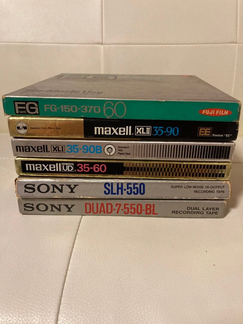 SONY maxell オープンリールテープ 7インチ SLH550 | www.ibnuumar.sch.id