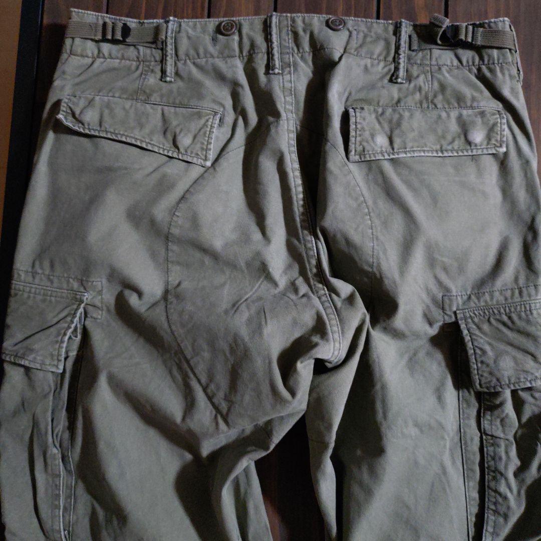 RRL ダブルアールエル カーゴパンツ ウエスト32インチ 股下32インチ ダブルアールエル RRL カーゴパンツ オリーブ 31/32 - メルカリ
