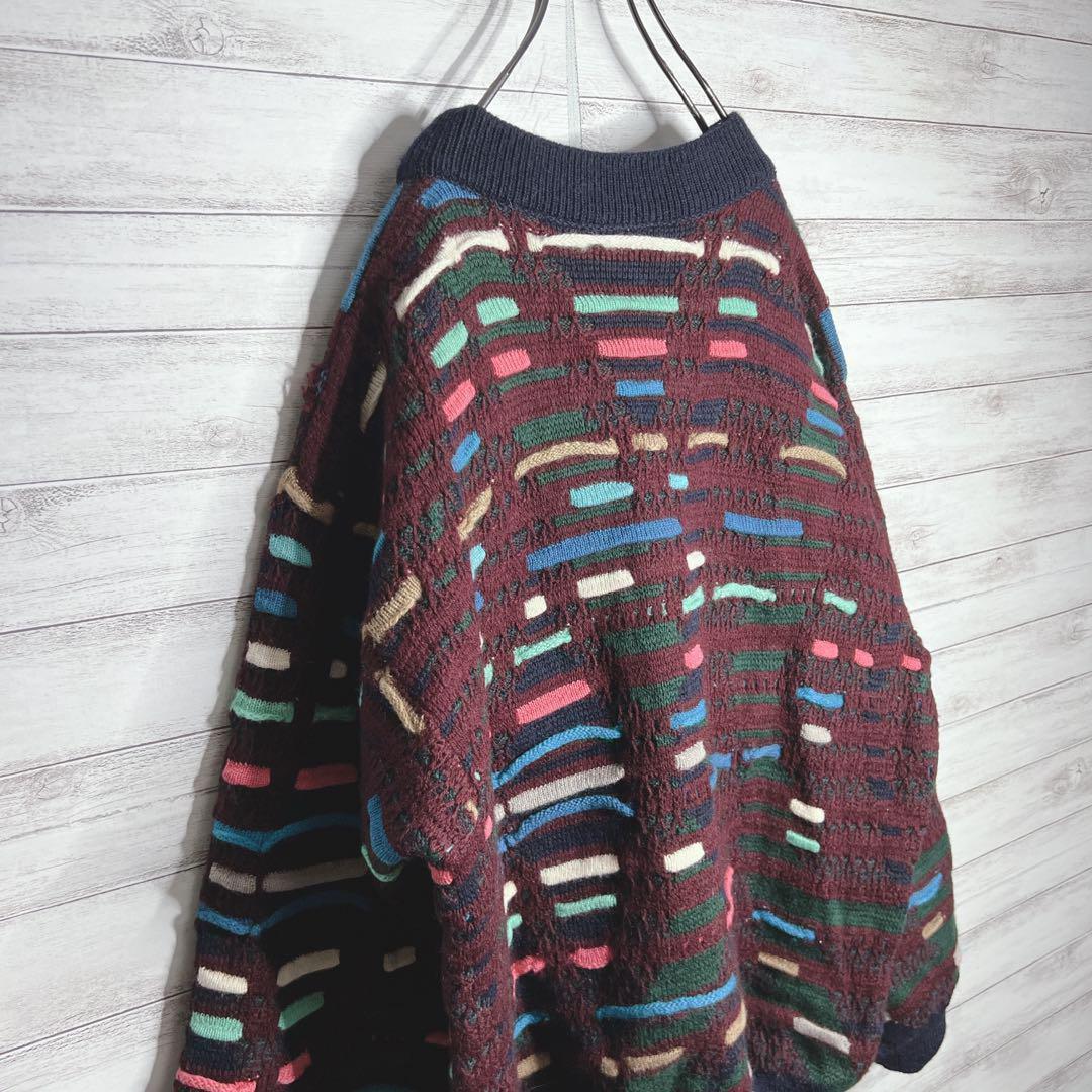 【入手困難!!】COOGI ✈︎立体ニット 3Dニット ゆるだぼ 肉厚 セーター 【入手困難!!】COOGI ✈︎立体ニット 3Dニット ゆるだぼ 肉厚 セーター