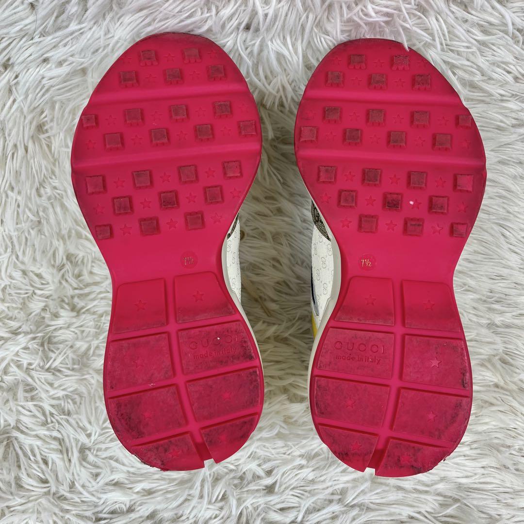 【美品✨】GUCCI グッチ ライトン GG柄 スニーカー 7.5 美品✨】GUCCI グッチ ライトン GG柄 スニーカー 7.5 - メルカリ