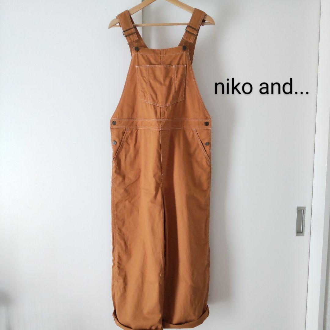 niko and… 「niko and」 オーバーオール FREE ダークブラウン