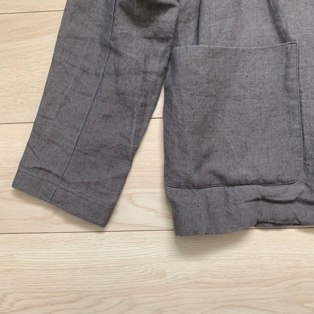 美品　nest robe confect 麻100 テーラードジャケット 3