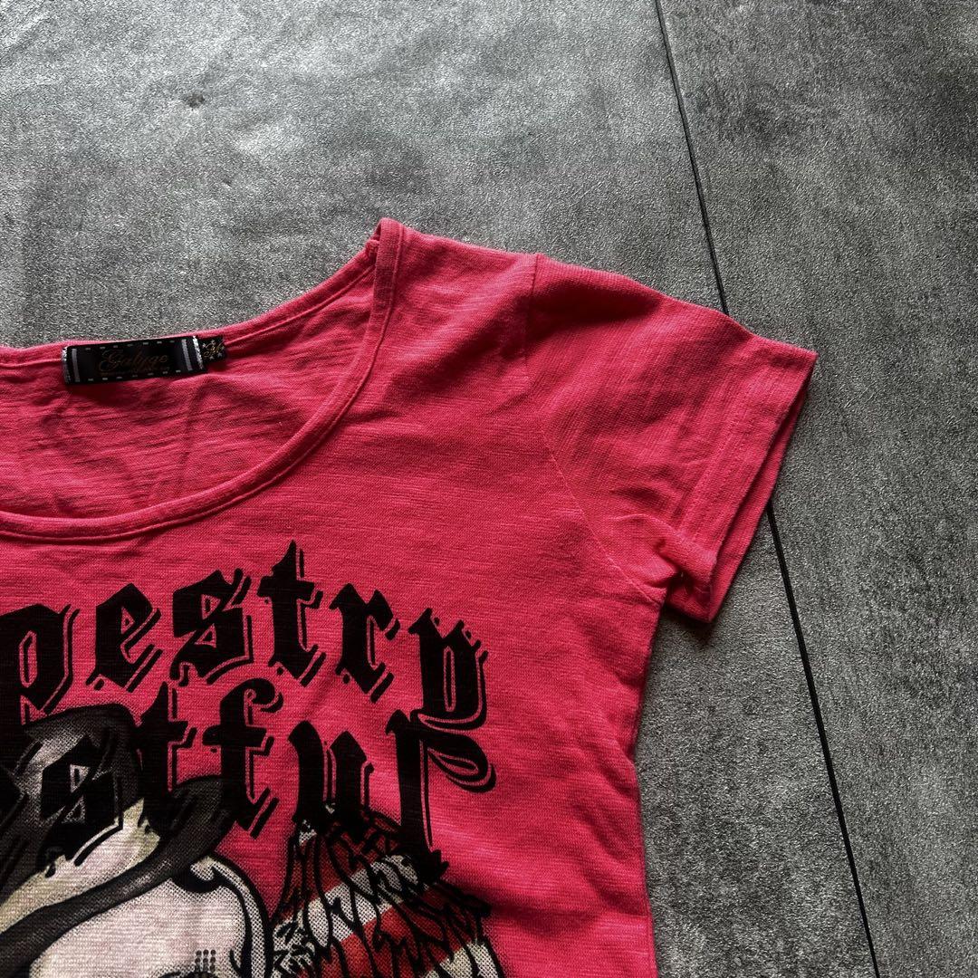 archive grunge cross skull t-shirt y2k トップス