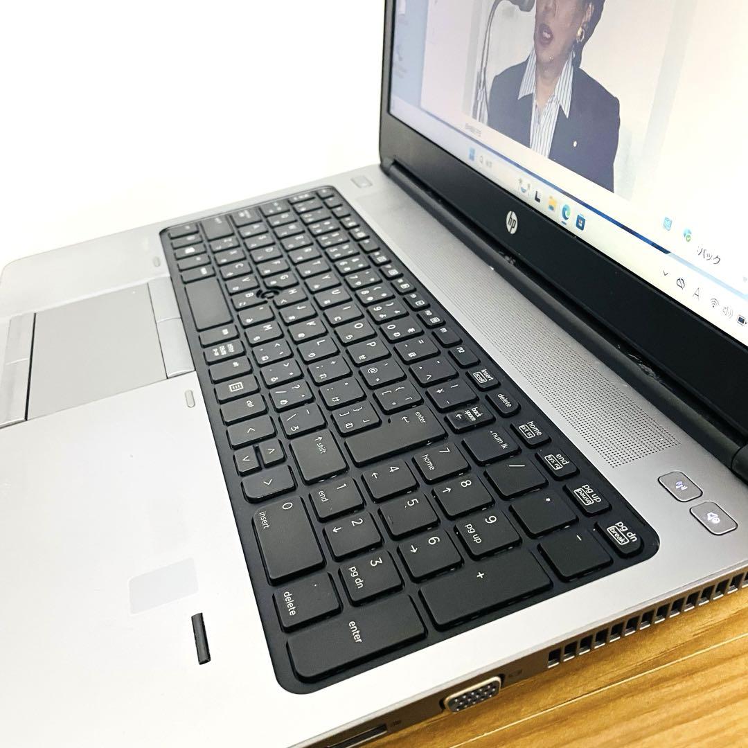 快適i5 HP SSDメモリ8ギガカメラWindows11オフィスDVD