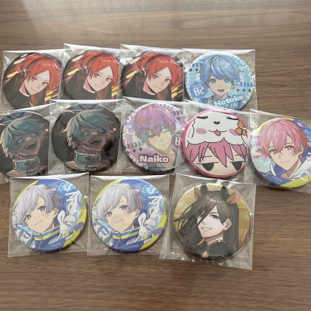 いれいす 缶バッジ りうら ほとけ 初兎 ないこ 悠佑 - メルカリ