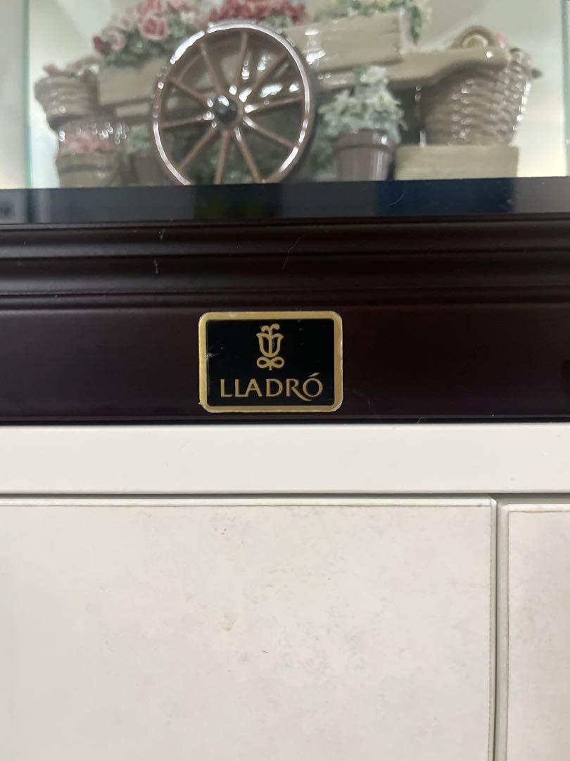 極美品・超希少】LLADRO 「公園通りの花屋さん」公式ガラス