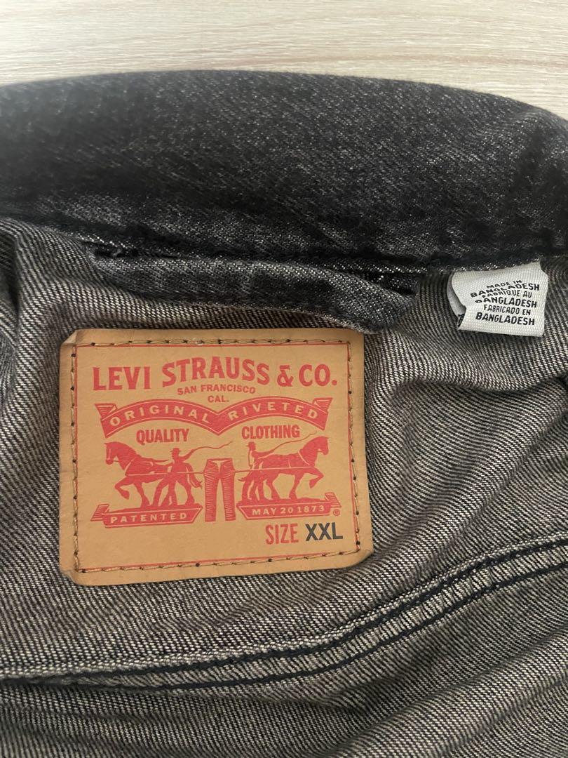 美品Levi'sリーバイス72334 ブラック トラッカージャケットXXL