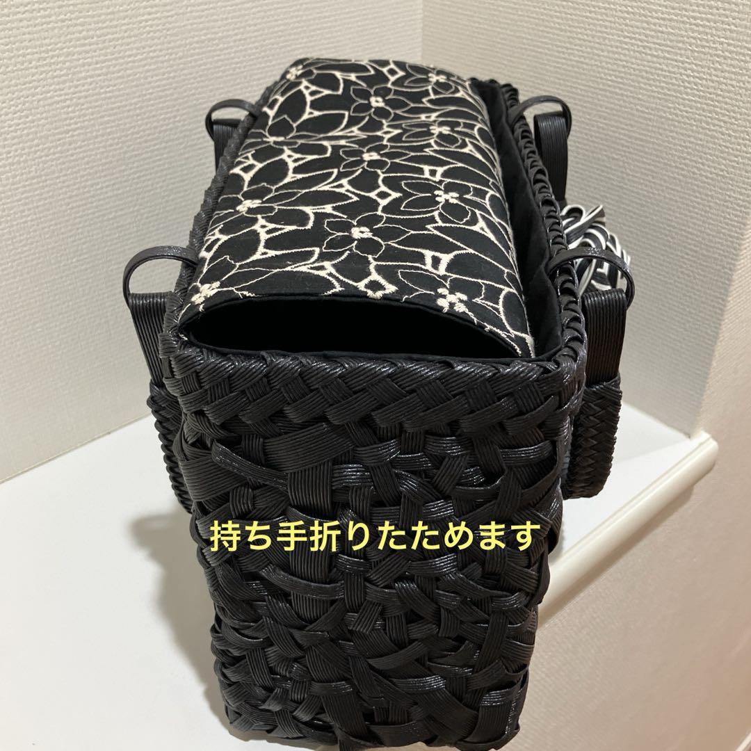 エコクラフト 乱れ編み風バッグ