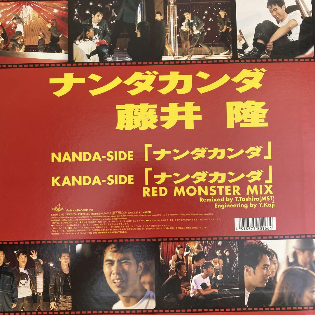 ナンダカンダ 藤井隆 12インチレコード - メルカリ