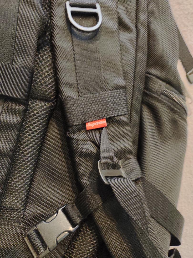 本物 Supreme シュプリーム 9th backpack バックパック黒希少 本物 Supreme シュプリーム 9th backpack バックパック黒希少