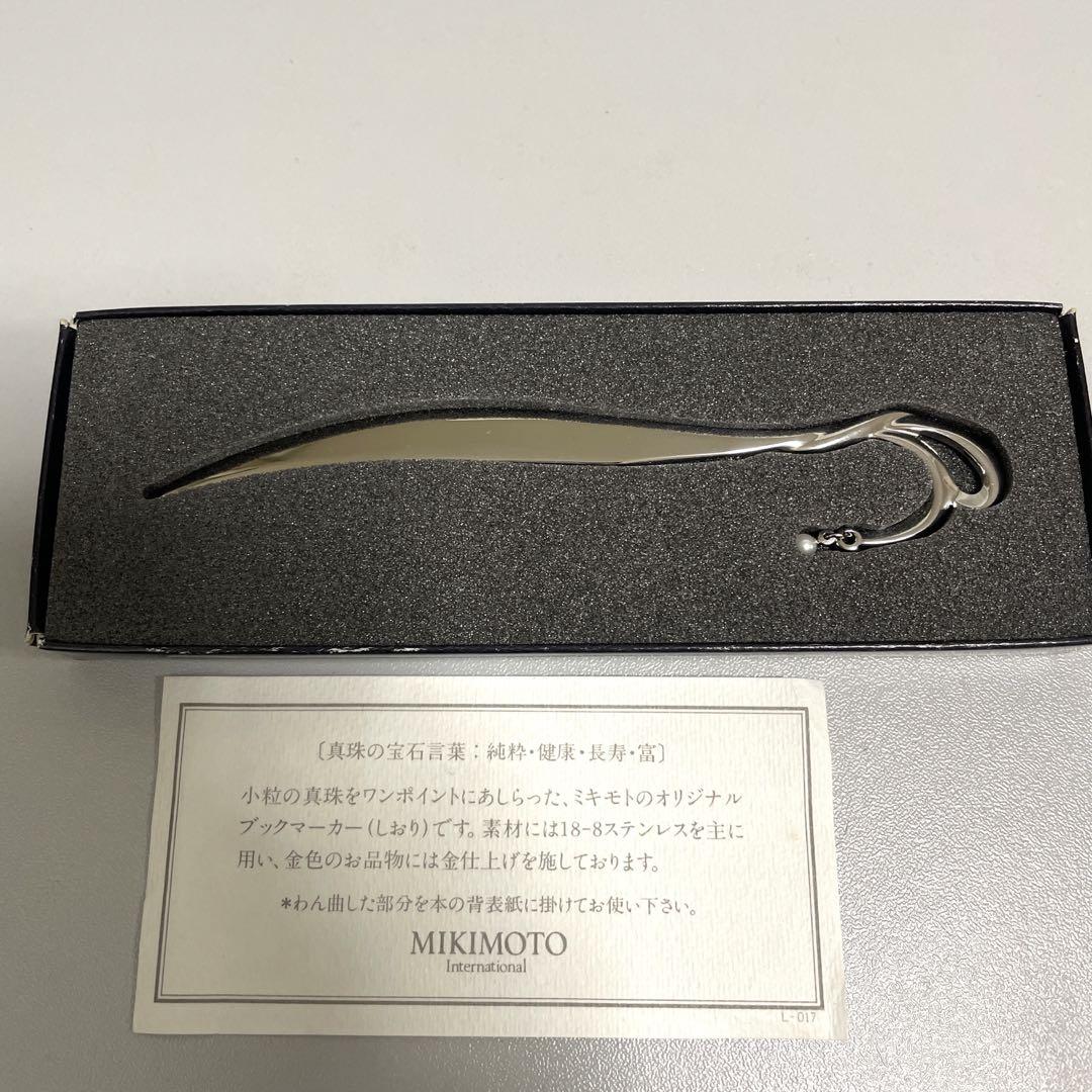 ファッションなデザイン オリジナル MIKIMOTO ブックマーカー メルカリ - 真珠付き しおり アクセサリー