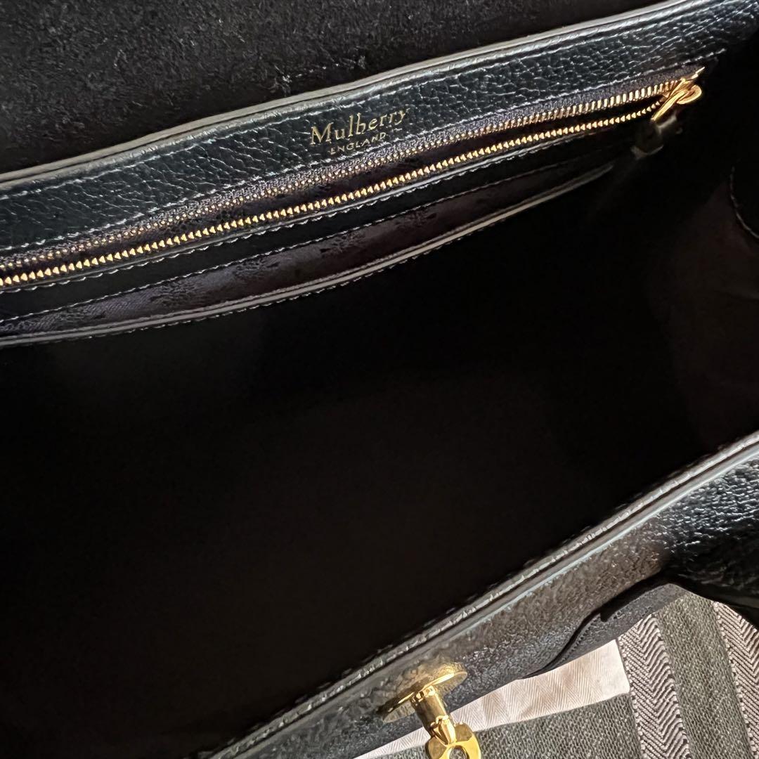希少極美品Mulberry ベイズウォーター バックパック レザー