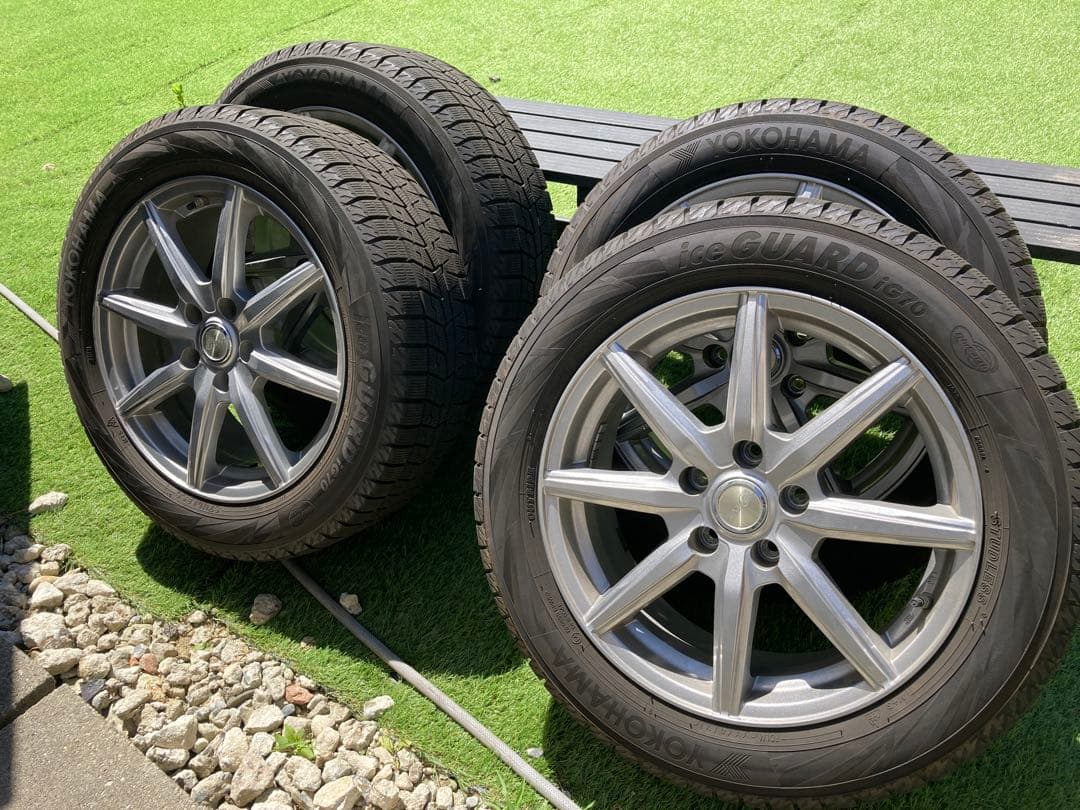 ヨコハマIG70 215/55r17 114.3 +38 2021製　バリ山