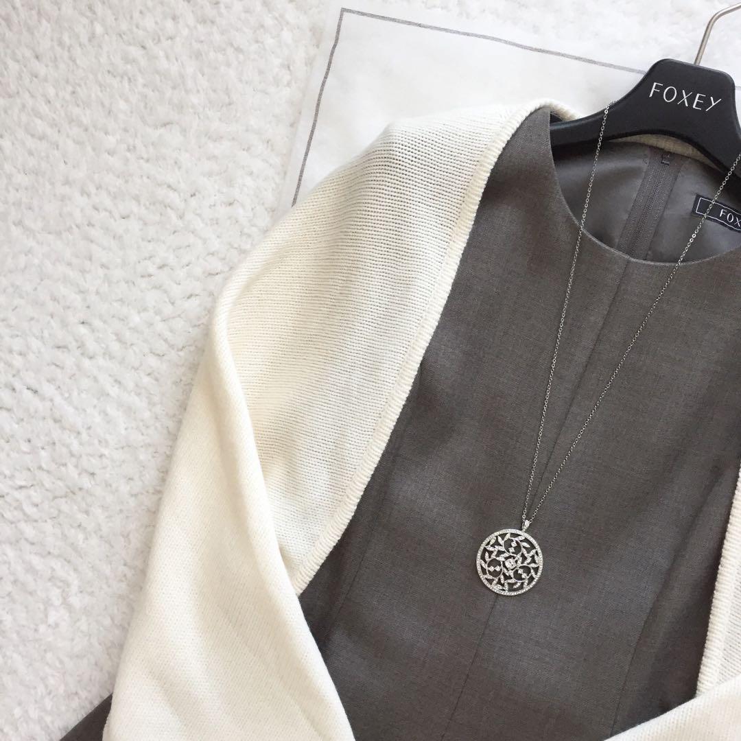 フォクシー ワンピース ベルト付き フォクシー ワンピース ベルト付き