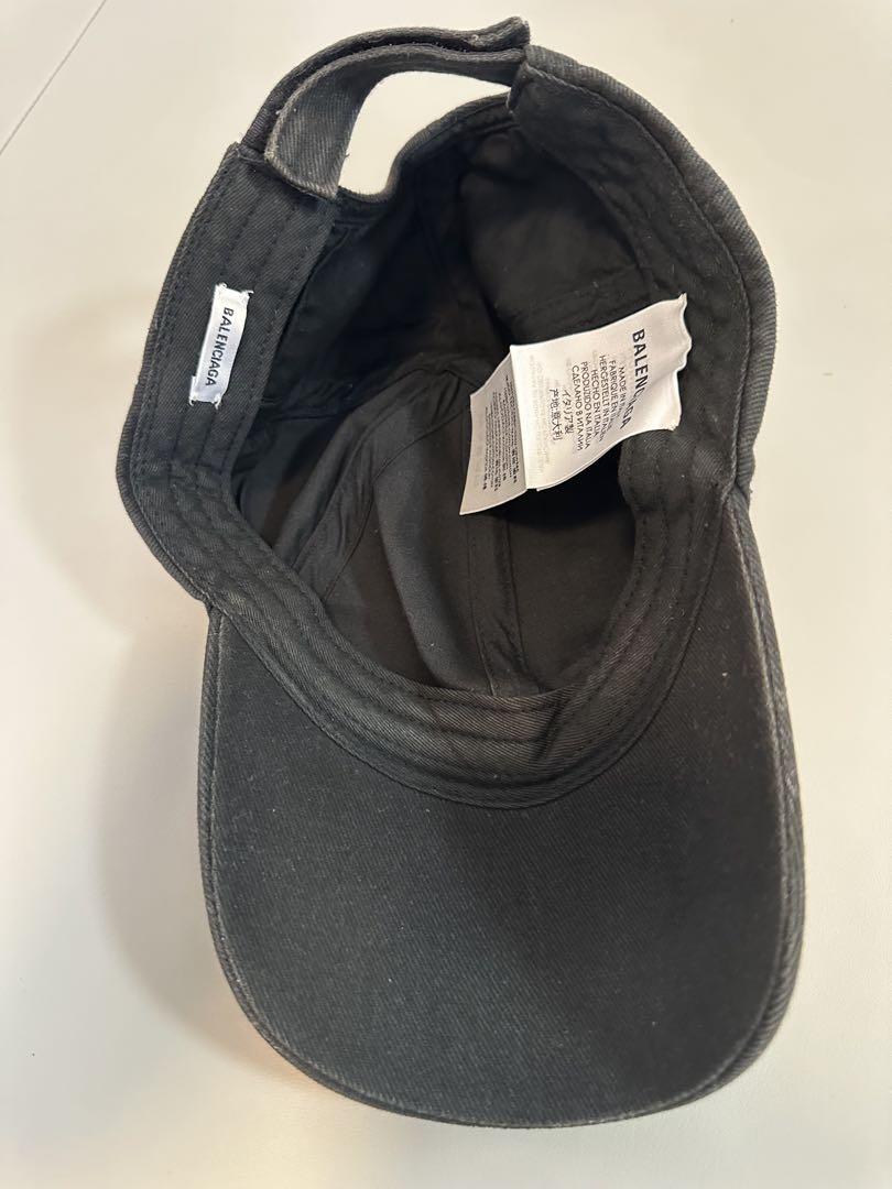 【正規品】バレンシアガ　ブラック　キャップ 中古・古着通販】BALENCIAGA (バレンシアガ) キャップ ブラック