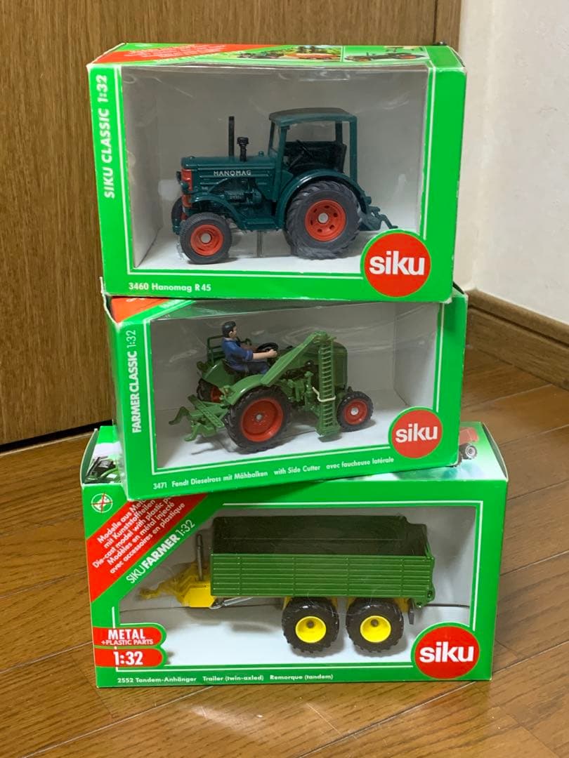 siku トラクター トレーラー 3点