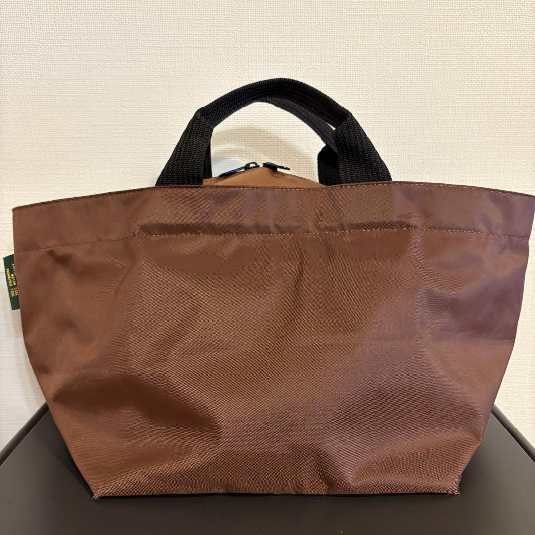 Herve Chapelier＊エルベシャプリエ 舟形 トートバッグ ブラウン