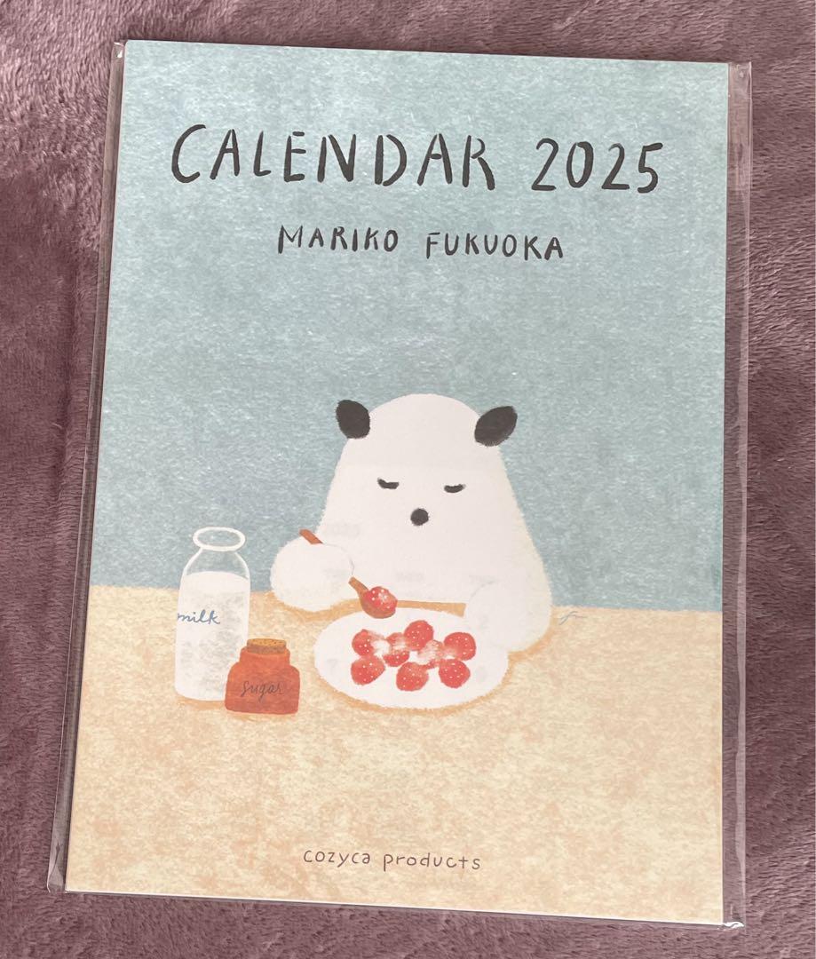 福岡麻利子 MARIKO FUKUOKA 2025 カレンダー切り離しタイプ