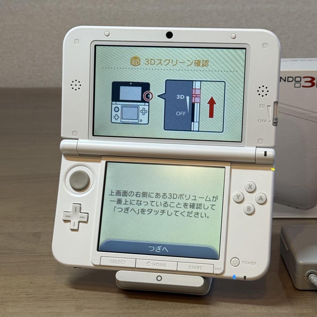 6-034 ニンテンドー3DS LL ホワイト 箱付き