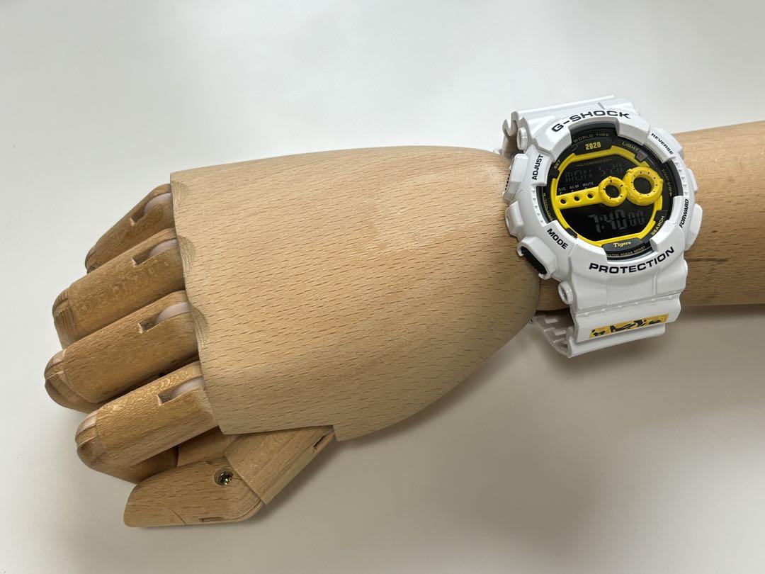 コラボ/G-SHOCK/阪神タイガース/ホワイト/時計/2020年/限定/デカG