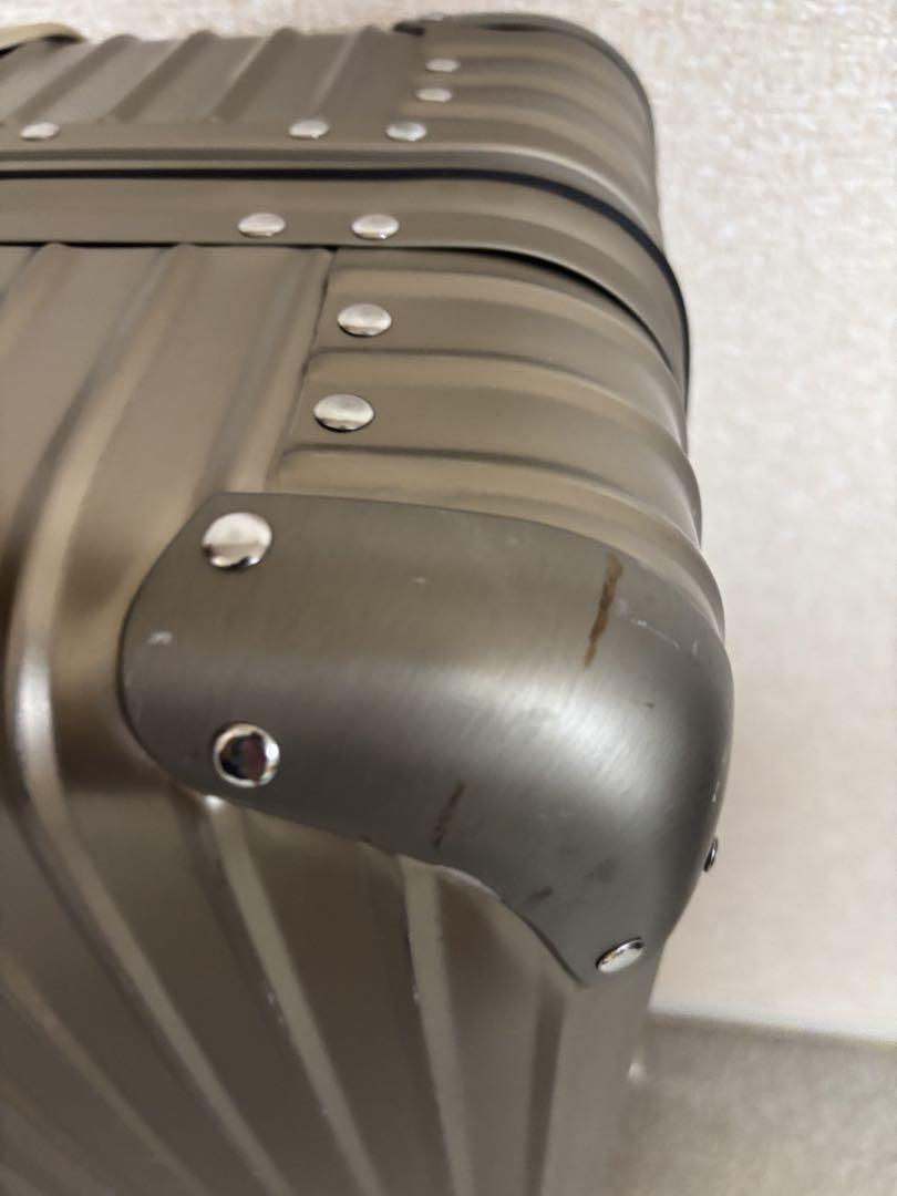 【美品】RIMOWA トパーズ チタニウム 4輪 98L シャンパンゴールド