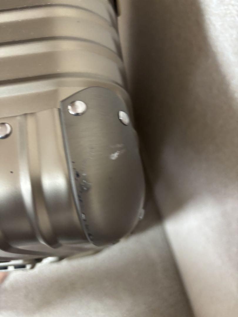 【美品】RIMOWA トパーズ チタニウム 4輪 98L シャンパンゴールド