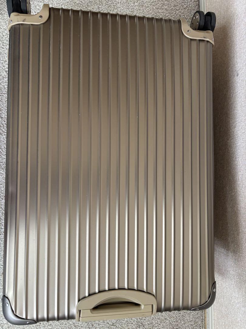 【美品】RIMOWA トパーズ チタニウム 4輪 98L シャンパンゴールド