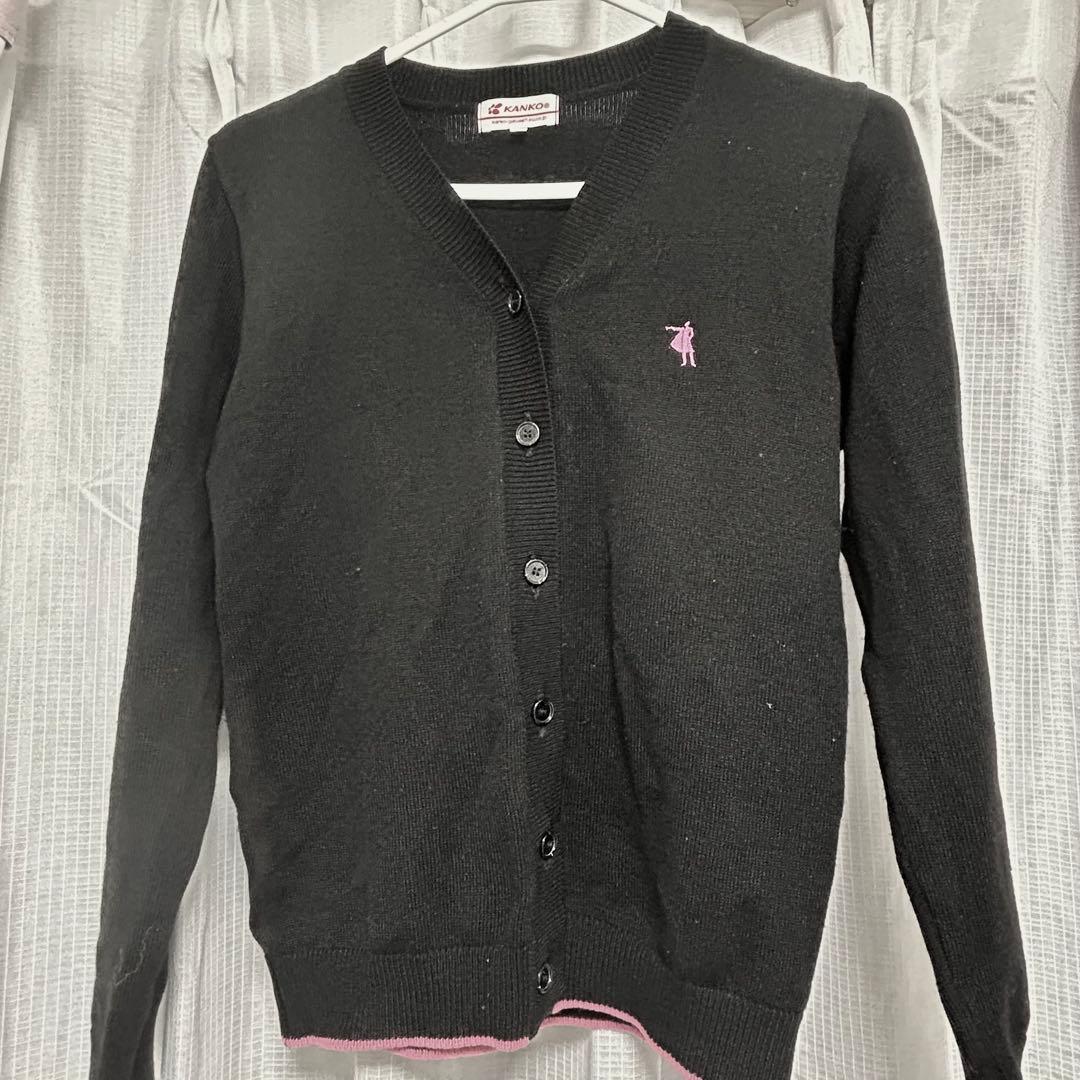 クラーク記念国際高等学校 女子 長袖カーディガン 冬用M