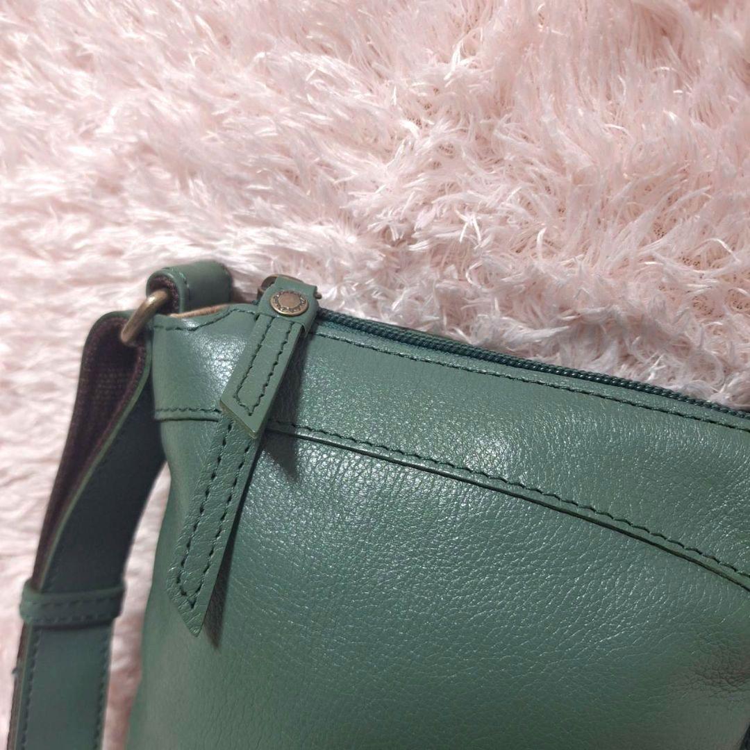 Dakota ダコタ ジェントリー ショルダーバッグ エメラルドグリーン 極美品