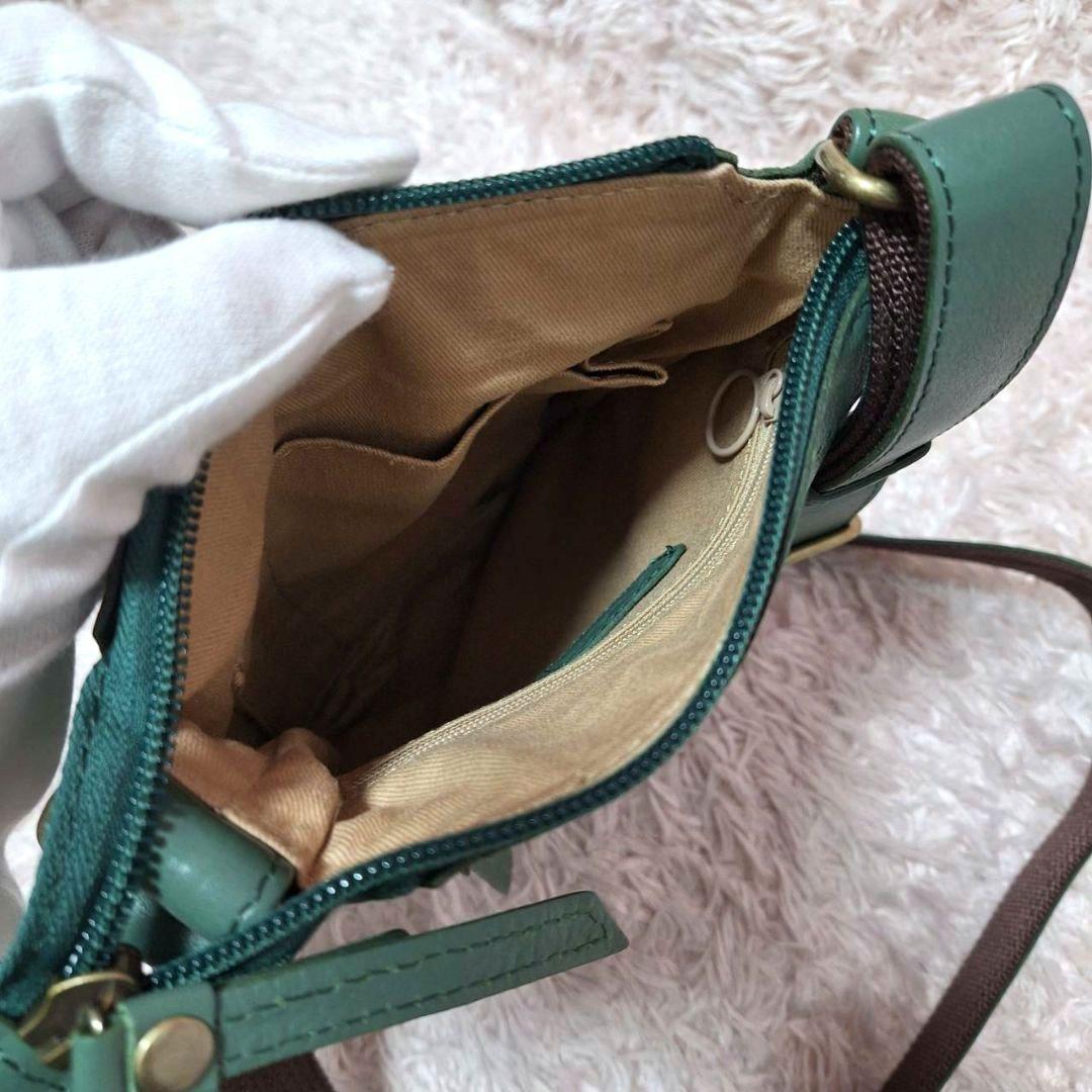 Dakota ダコタ ジェントリー ショルダーバッグ エメラルドグリーン 極美品